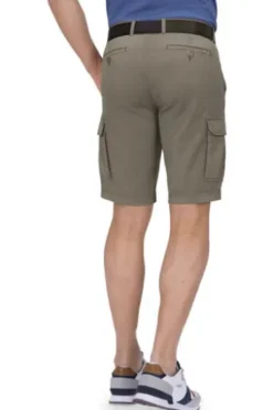 EUREX BY BRAX Cargo Bermuda Bodo beige Stretch, Dehnbund