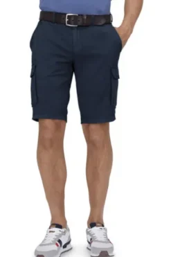 EUREX BY BRAX Cargo Bermuda Bodo marine Stretch, Dehnbund