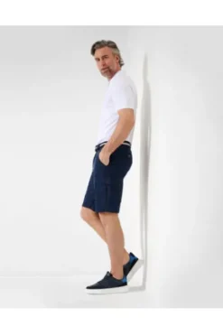EUREX BY BRAX Cargo Bermuda Bodo marine Stretch, Dehnbund