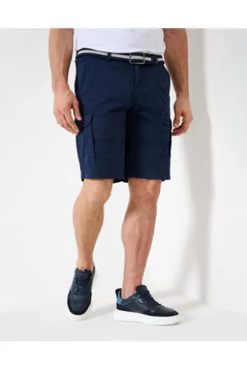 EUREX BY BRAX Cargo Bermuda Bodo marine Stretch, Dehnbund