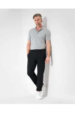 EUREX BY BRAX Jersey Chino Hose Thilo schwarz Regular Fit