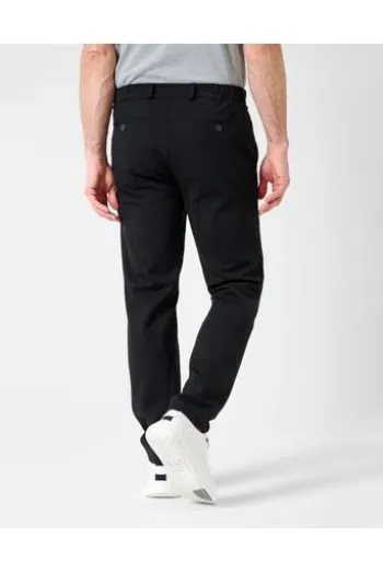 EUREX BY BRAX Jersey Chino Hose Thilo schwarz Regular Fit