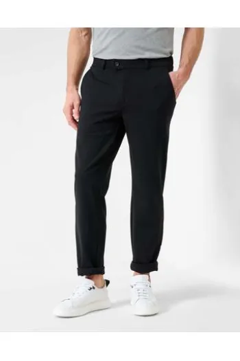 EUREX BY BRAX Jersey Chino Hose Thilo schwarz Regular Fit