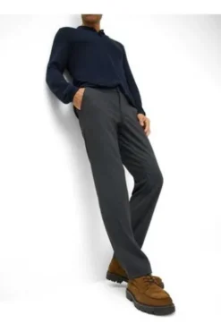 EUREX BY BRAX Relax Hose Thilo anthracite kariert