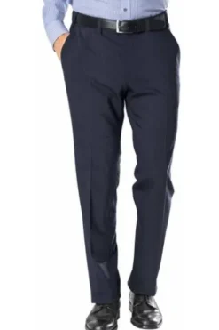 EUREX BY BRAX Schurwoll-Stretch-Hose Jan marine Dehnbund