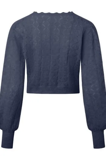 FELICITAS Ajour-Pullover Padma marine
