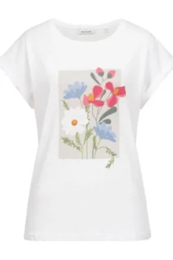 FELICITAS Shirt Sylvie weiß mit Frontdruck