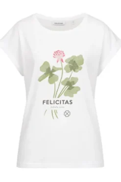 FELICITAS Shirt weiß mit Frontdruck