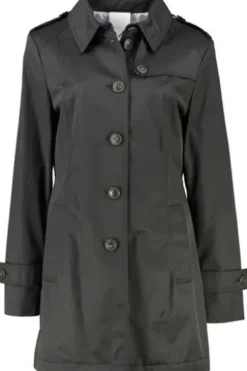 FUCHS SCHMITT Jacke Oxford schwarz in Trenchoptik