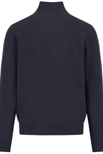 FYNCH HATTON Cashmere Troyer navy Casual Fit