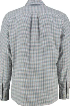 FYNCH HATTON Hemd marine kariert Regular Fit Langarm