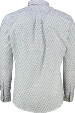 FYNCH HATTON Hemd rosa gepunktet Comfort Fit Langarm