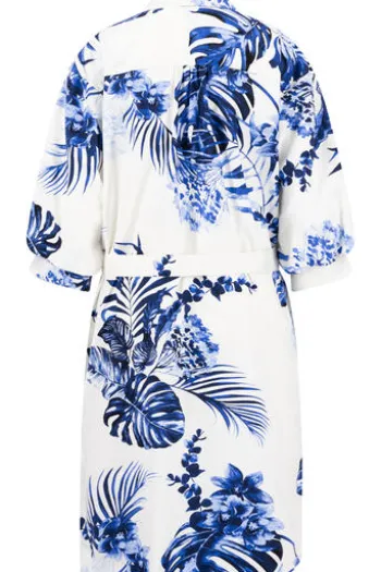 FYNCH HATTON Kleid milk gemustert