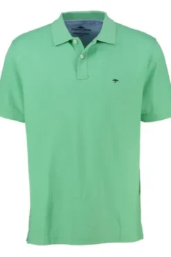 FYNCH HATTON Polo-Shirt hellgrün