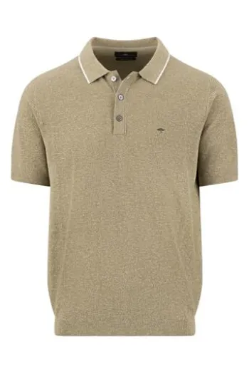 FYNCH HATTON Polo-Shirt pistachio Casual Fit
