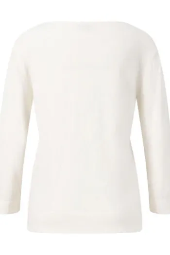 FYNCH HATTON Pullover Natur 3/4-Arm