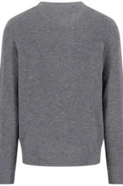 FYNCH HATTON Rundhals Pullover steel Casual Fit