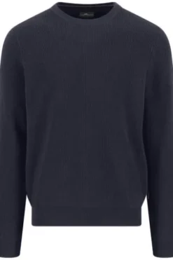 FYNCH HATTON Rundhals Pullover navy Casual Fit