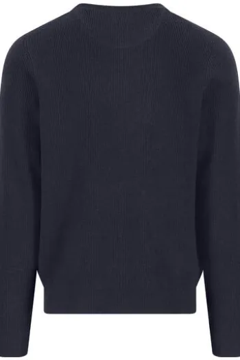 FYNCH HATTON Rundhals Pullover navy Casual Fit