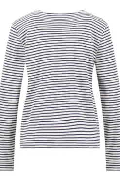 FYNCH HATTON Shirt galaxy blue gestreift Langarm