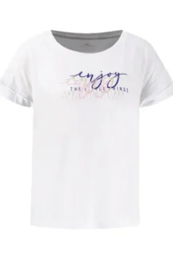 FYNCH HATTON Shirt mit Frontdruck white