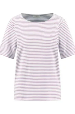 FYNCH HATTON Shirt sorbet rose gestreift