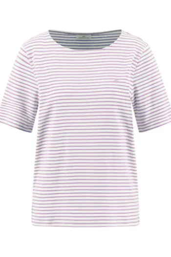 FYNCH HATTON Shirt sorbet rose gestreift