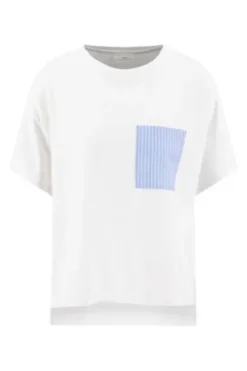 FYNCH HATTON Shirt White-blau