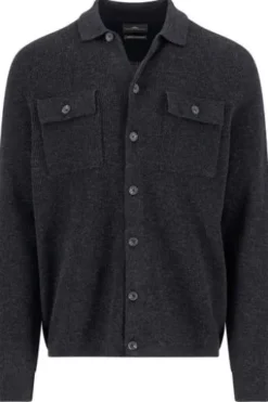 FYNCH HATTON Strickjacke charcoal Casual Fit