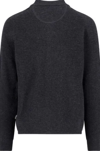 FYNCH HATTON Strickjacke charcoal Casual Fit