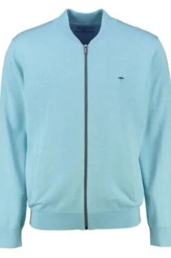 FYNCH HATTON Strickjacke hellblau