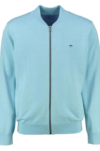 FYNCH HATTON Strickjacke hellblau