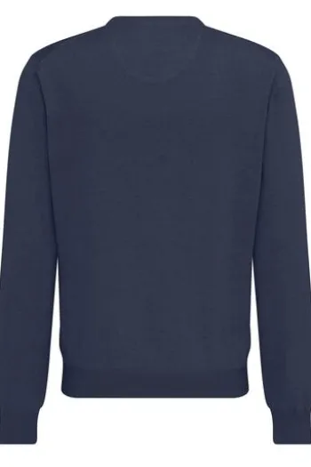FYNCH HATTON V-Auschnitt Pullover night