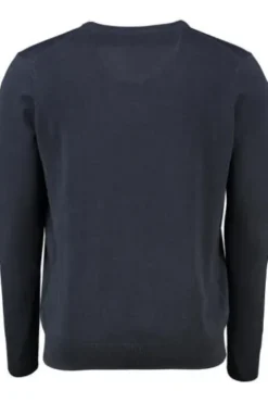 FYNCH HATTON V-Ausschnitt Pullover navy Casual Fit