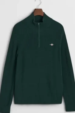 GANT Gerippter Troyer aus Baumwoll-Woll-Gemisch tartan green