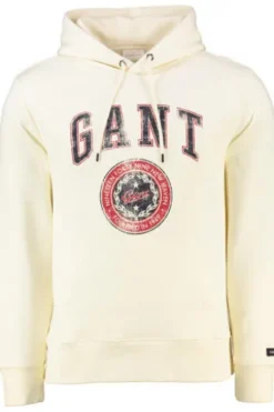 GANT Graphic Hoodie cream