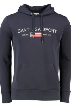 GANT Graphic Hoodie evening blue