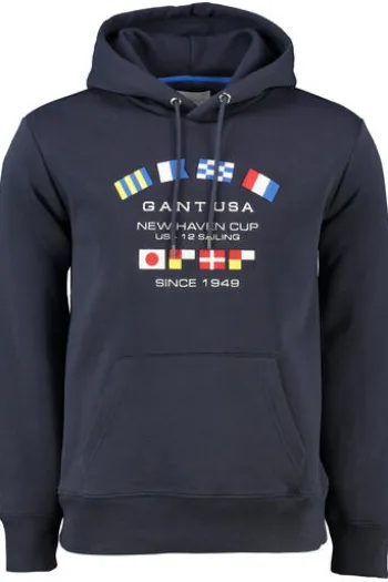 GANT Graphic Sweat Hoodie evening blue