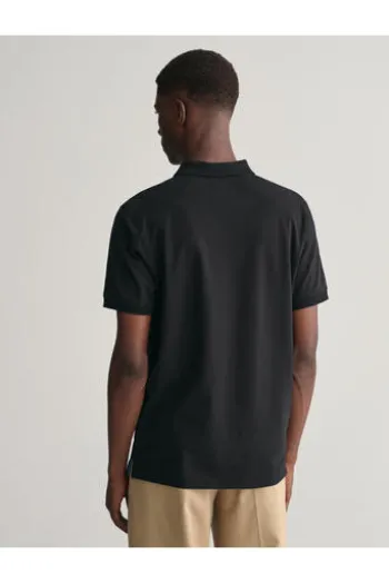 GANT Pique`Polo Shirt black Regular Fit
