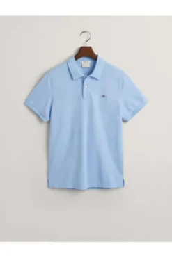 GANT Polo-Shirt hellblau Original Rugger