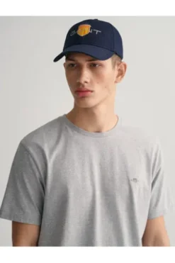 GANT REG Shield SS T-Shirt grey melange
