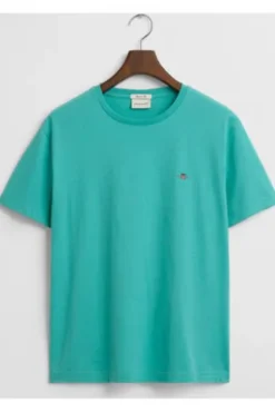GANT REG Shield SS T-Shirt tropic blue
