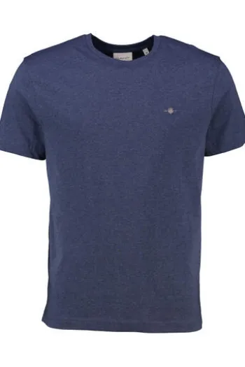 GANT Regular Fit Shield T-Shirt dk jeansblue melange
