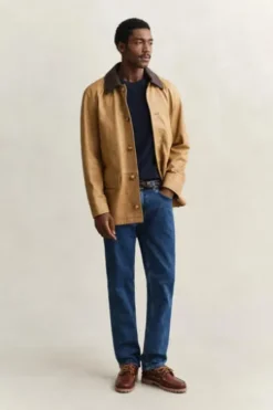GANT Rundhals Pullover evening blue Regular Fit