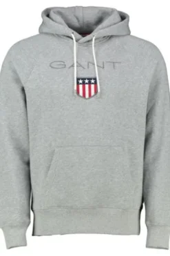 GANT Shield Hoodie grau