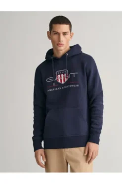 GANT Shield Hoodie marine