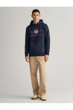 GANT Shield Hoodie marine