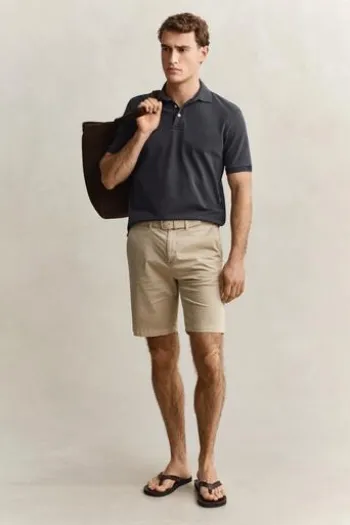 GANT Sunfaded Polo-Shirt black Regular Fit