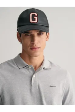 GANT Tipping SS Pique Polo-Shirt Grey Melange