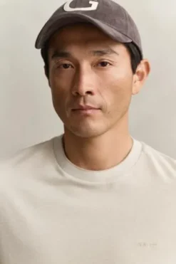 GANT Two-Toned Piquè T-Shirt oat beige Regular Fit